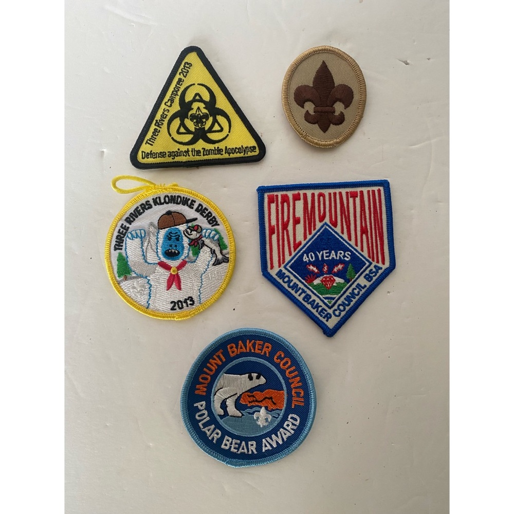 Boy Scouts Bundle of Five Patches